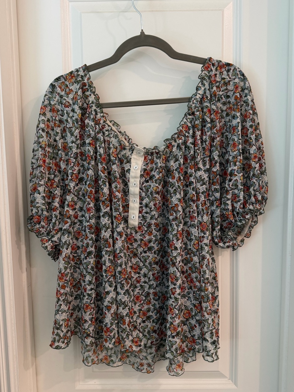 Free People floral top